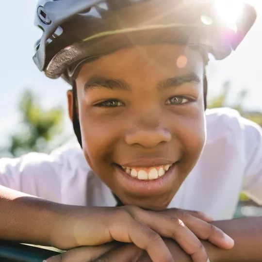 child smiling